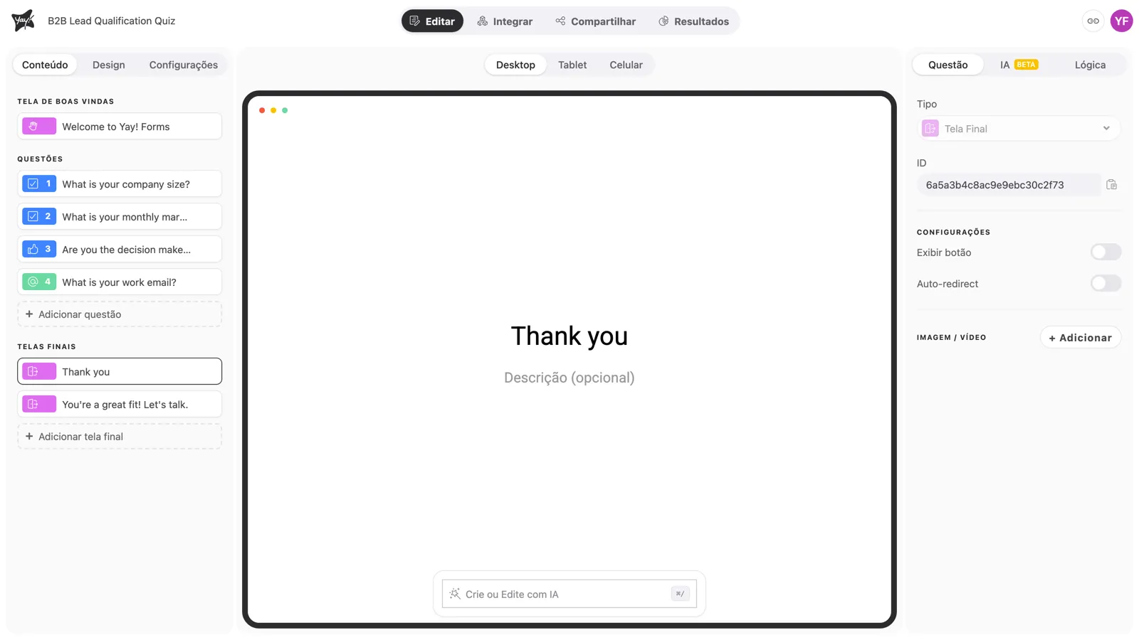 O quiz de qualificação de leads: três perguntas de pontuação e a pergunta de e-mail