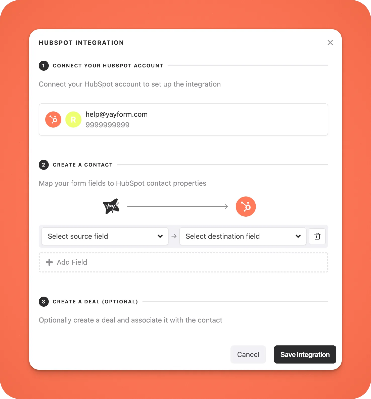 Integração Inteligente com HubSpot