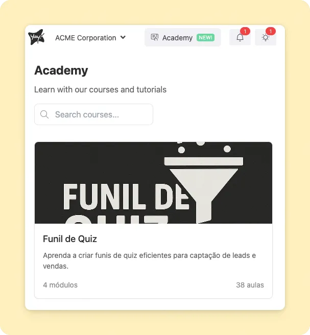 Apresentamos o Yay! Forms Academy