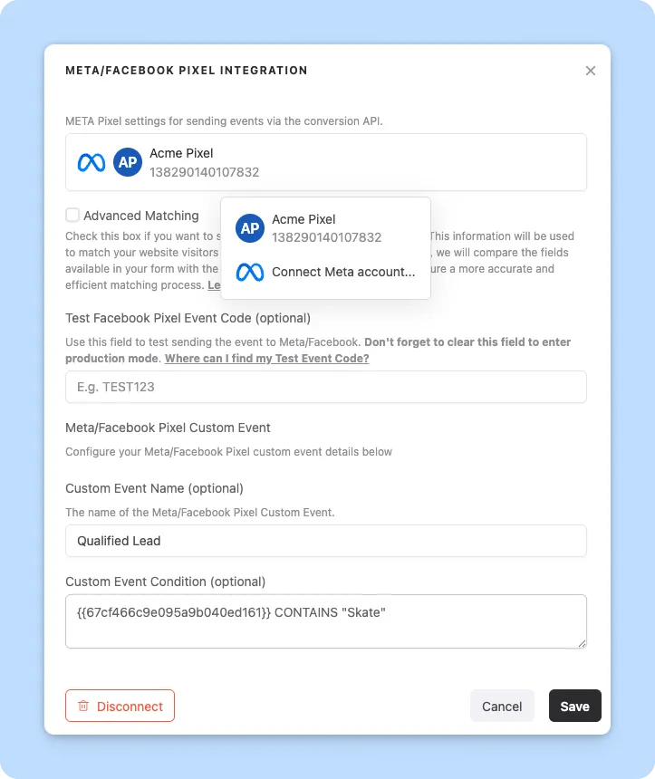 Nova Integração com Meta Pixel: Precisão e Rastreamento Aprimoradas