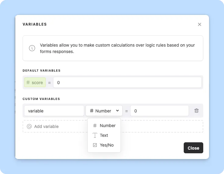 Suporte a lógica de texto/booleana e redesign da lógica de UX/UI